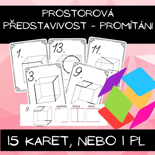 Prostorová představivost - promítání v krychli