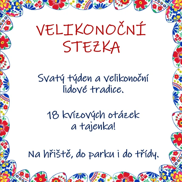 Velikonoční stezka s tajenkou