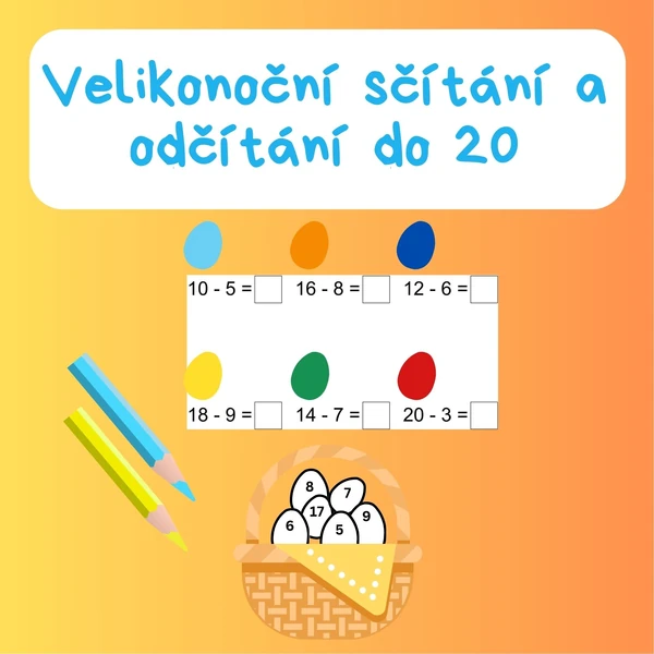 Velikonoční sčítání a odčítání