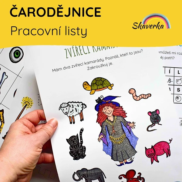 ČARODĚJNICE - pracovní listy