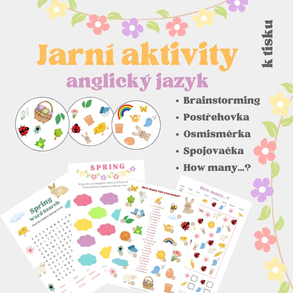 Jarní aktivity | anglický jazyk