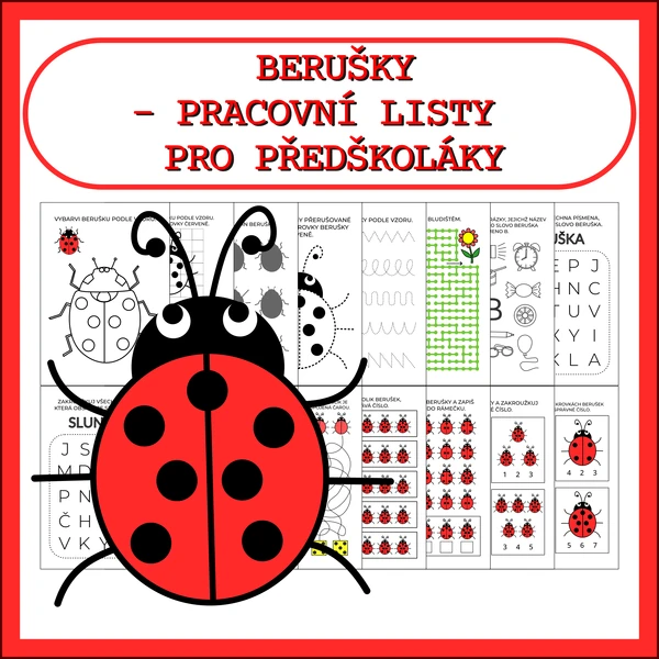 BERUŠKY - PRACOVNÍ LISTY PRO PŘEDŠKOLÁKY