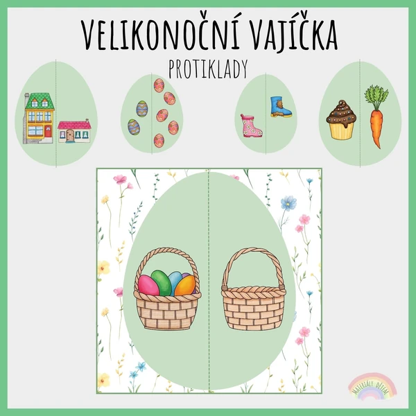 Velikonoční vajíčka, protiklady