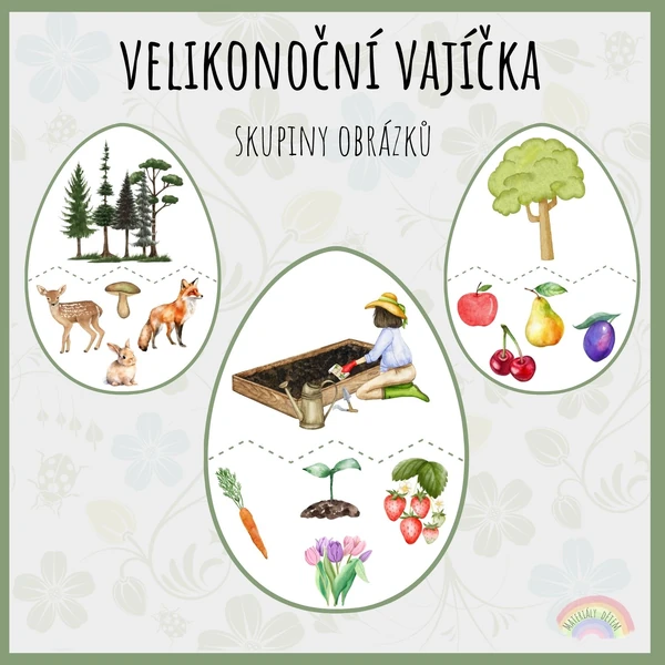 Velikonoční vajíčka, skupiny obrázků