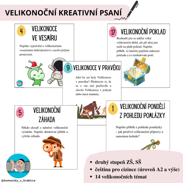 Velikonoční kreativní psaní