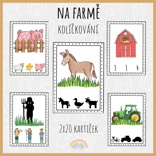 Na farmě, kolíčkování