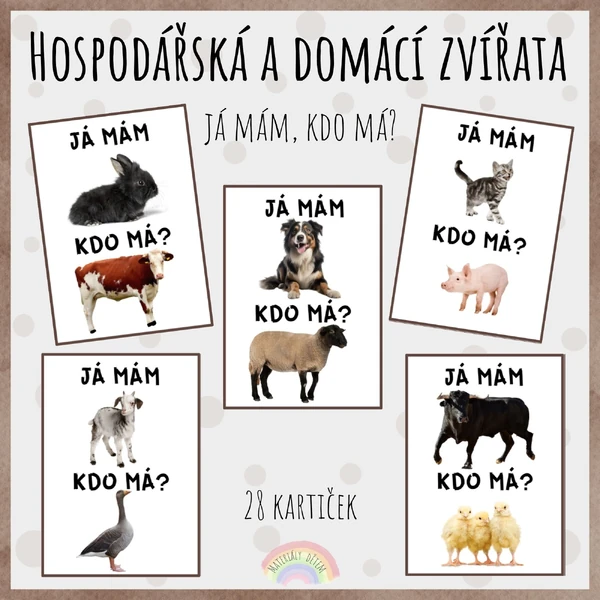 Já mám, kdo má? Hospodářská a domácí zvířata