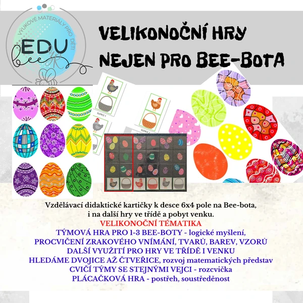 VELIKONOČNÍ HRY NEJEN PRO BEE-BOTA