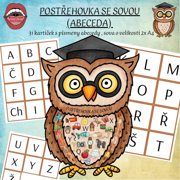 POSTŘEHOVKA SE SOVOU (ABECEDA) 