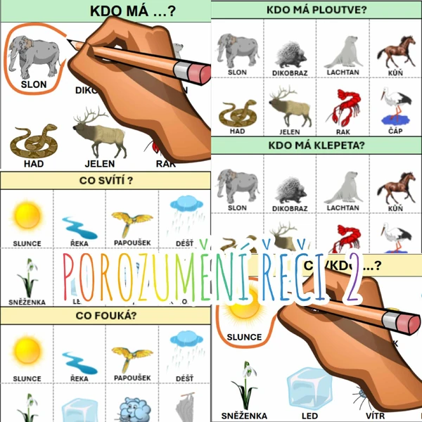 Porozumění řeči 2 - „Co/Kdo…?“ a „Kdo má…?“