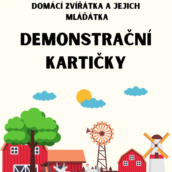Domácí zvířátka a jejich mláďátka