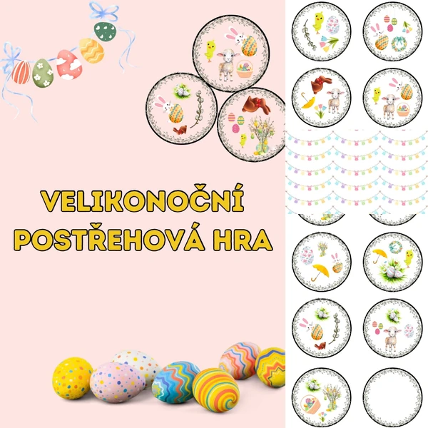 Velikonoce - postřehová hra
