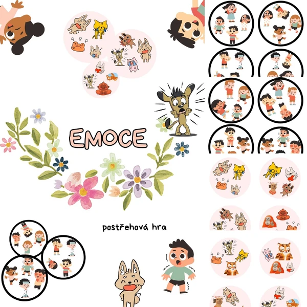 EMOCE - 2x postřehová hra