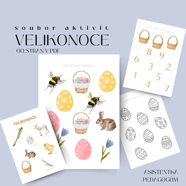 Velikonoce - soubor aktivit