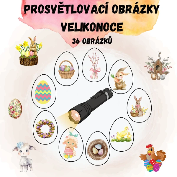 Velikonoce - Prosvětlovací obrázky