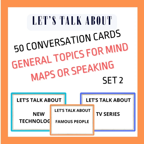 Conversation cards GENERAL TOPICS SET 2