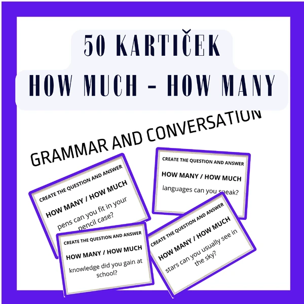 HOW MUCH HOW MANY - CREATE QUESTION AND ANSWER