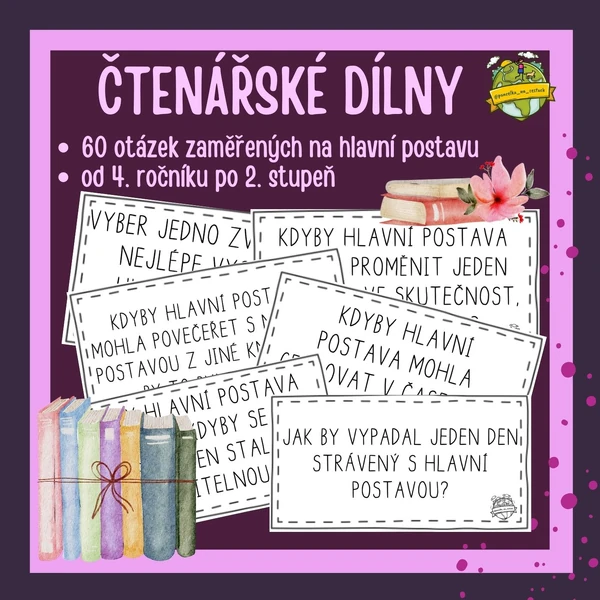 Čtenářské dílny - hlavní postava