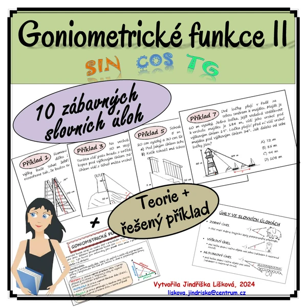 Goniometrické funkce - obrázkové příklady II