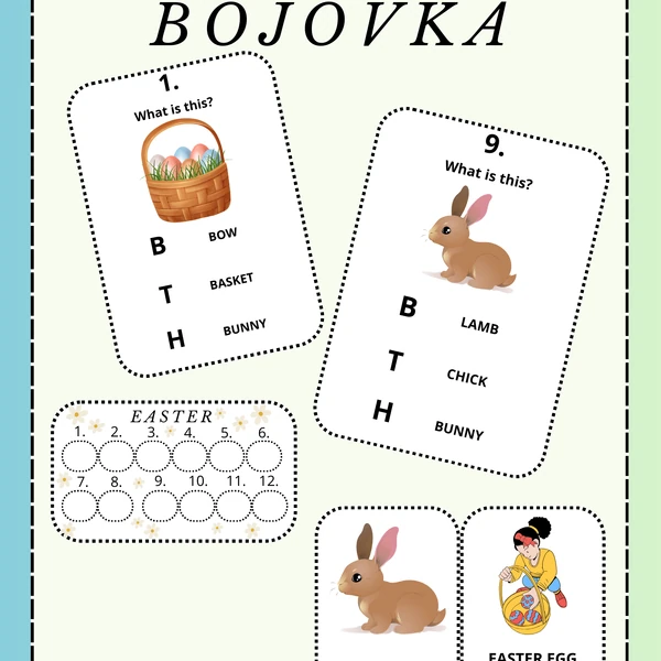 Easter hunt - (Anglická Velikonoční stezka)