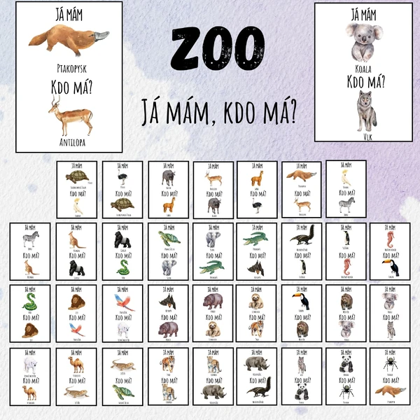 Já mám, kdo má? ZOO - zvířata