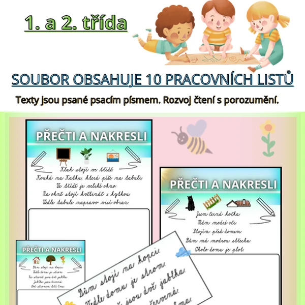 PŘEČTI A NAKRESLI 1. a 2. třída