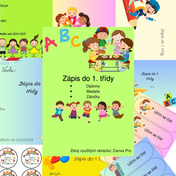 Diplomy - zápis do 1. třídy 