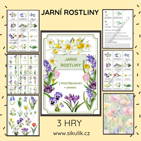 JARNÍ ROSTLINY 2 POSTŘEHOVKY A PEXESO