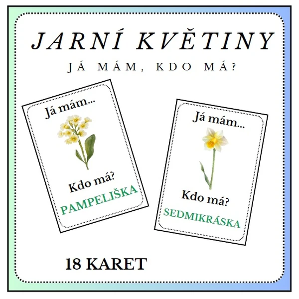 Jarní květiny (Já mám, kdo má?)