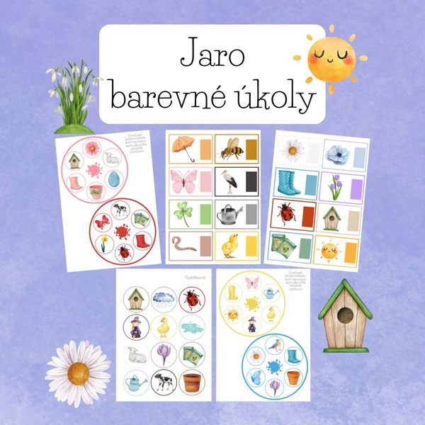 Jaro barevné úkoly