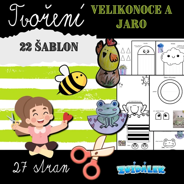 Tvoření z papíru - Jaro a Velikonoce