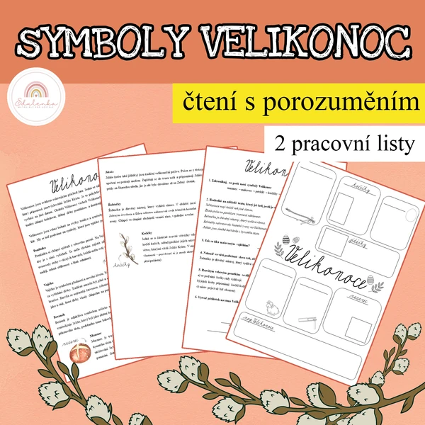 Symboly Velikonoc - čtení s porozuměním