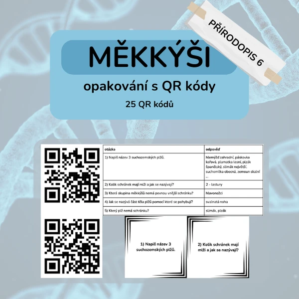 Měkkýši - QR opakování