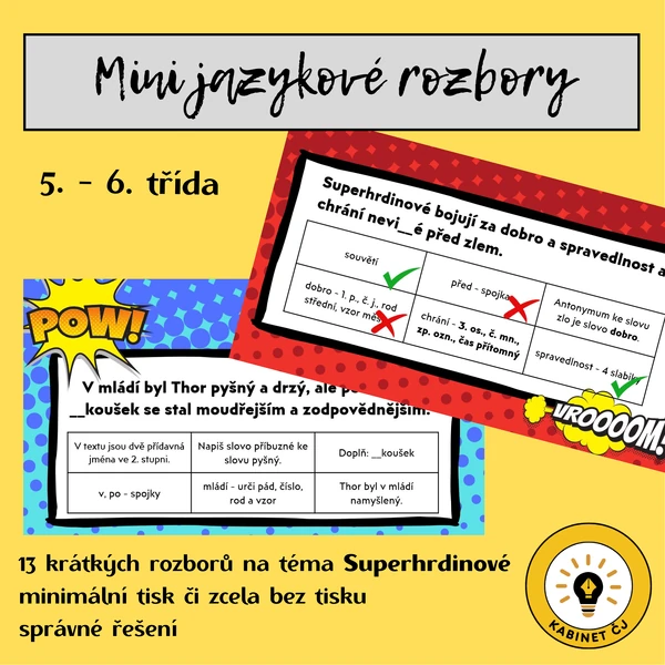 Mini jazykové rozbory