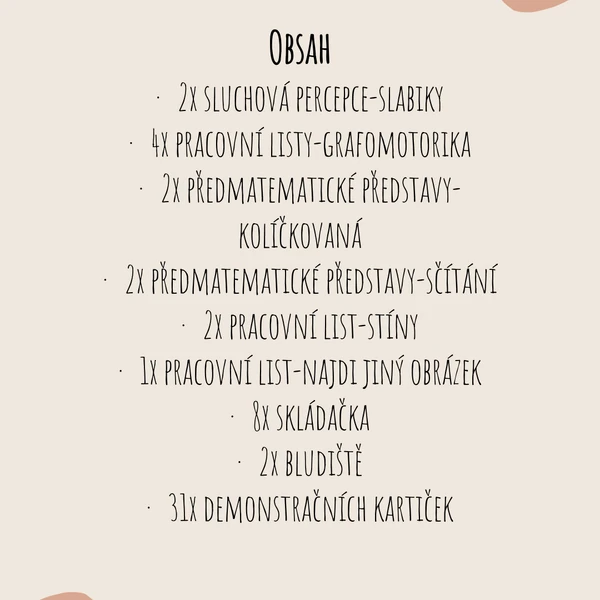 Mláďata-úkoly, pracovní listy, grafomotorika, skládačky