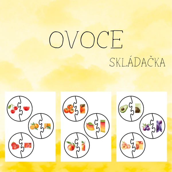 Ovoce - skládačka