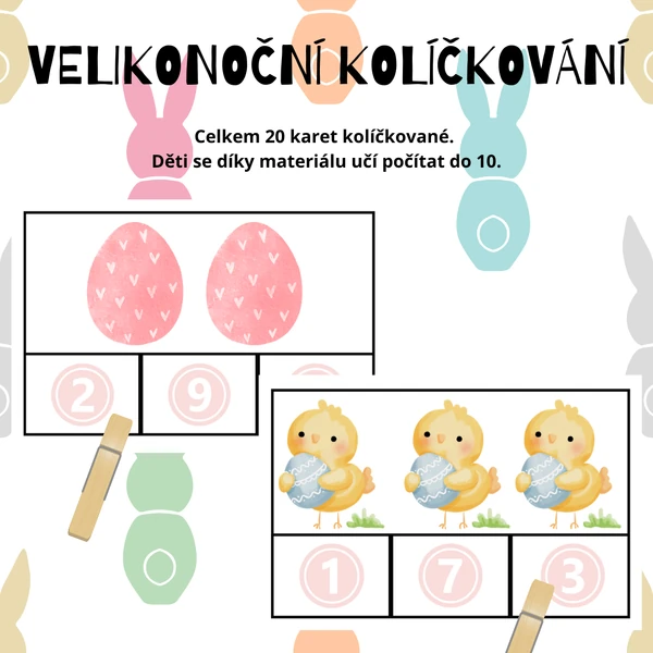 Velikonoční kolíčkování