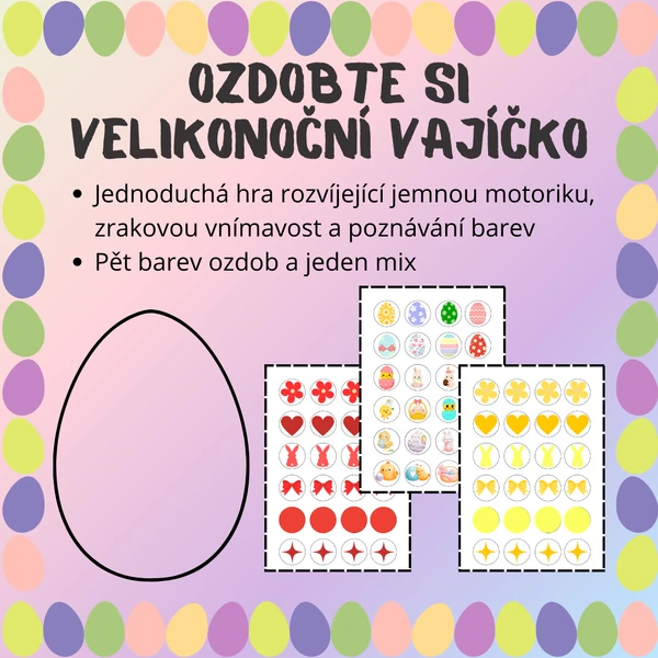 Ozdobte si velikonoční vajíčko
