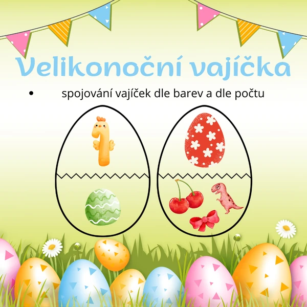 Velikonoční vajíčka - spojování