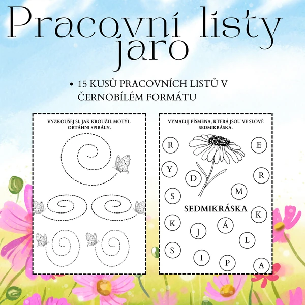 Pracovní listy jaro