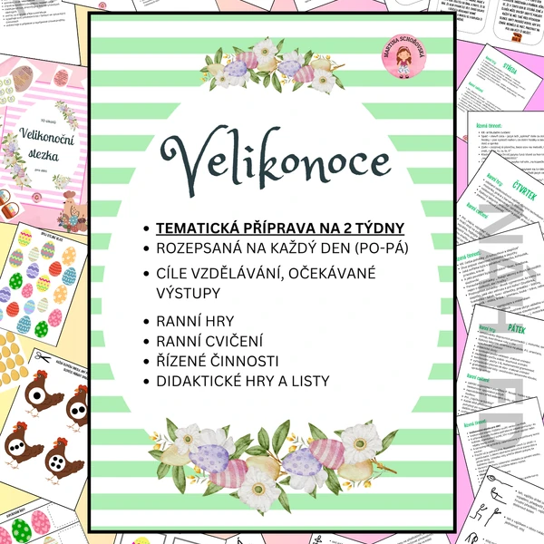 Kompletní příprava do MŠ- VELIKONOCE
