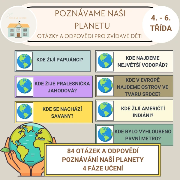 Poznáváme planetu Zemi - otázky a odpovědi