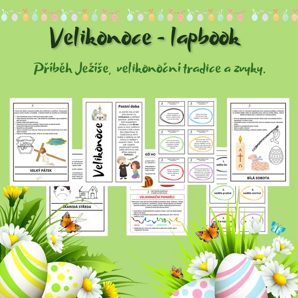 Velikonoce - lapbook