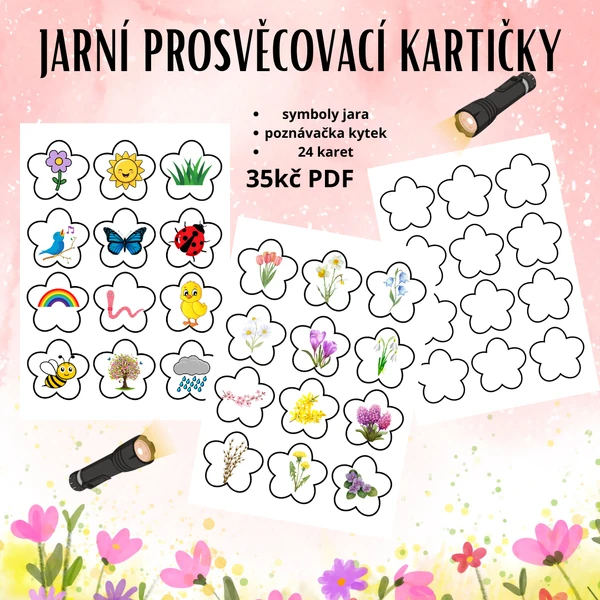 JARNÍ PROSVĚCOVACÍ KARTIČKY