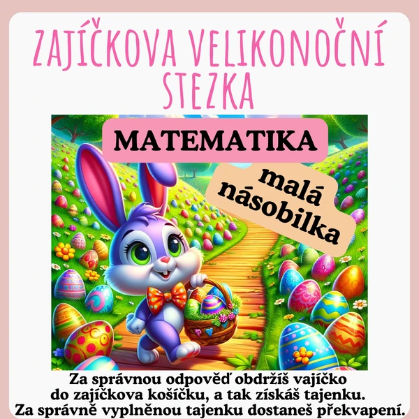 Zajíčkova velikonoční stezka - malá násobilka