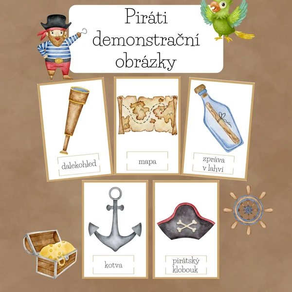 Piráti demonstrační obrázky