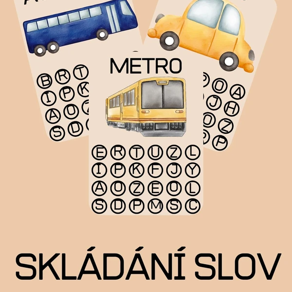 Skládání slov - doprava