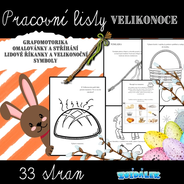 Pracovní listy Velikonoce
