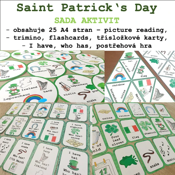 Sada aktivit - St. Patrick's Day