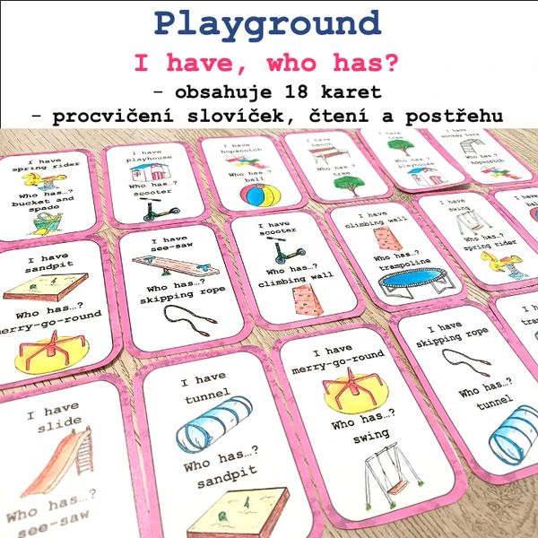 I have, who has? Playground